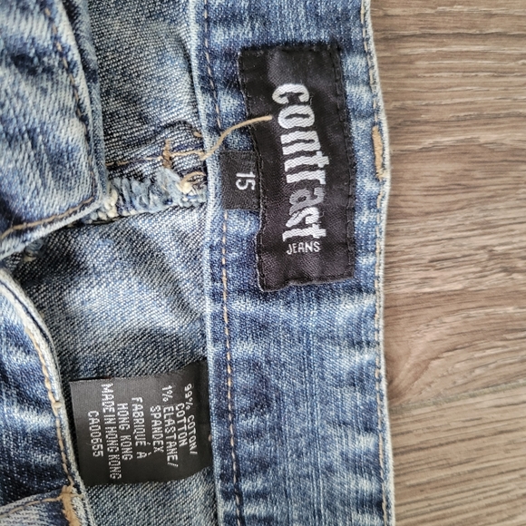 3/$30 🌟 Contrast Jeans Denim Skirt - Picture 4 of 7